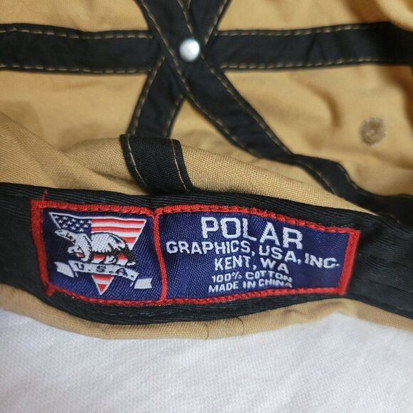 Mount Baker North Cascades WA Hat Baseball Cap Embroidered Khaki Souvenir EUC - Picture 5 of 6